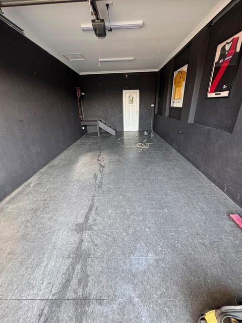 Garage floor before the decorative coating